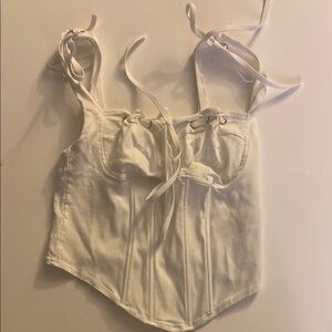 Women’s White crop top